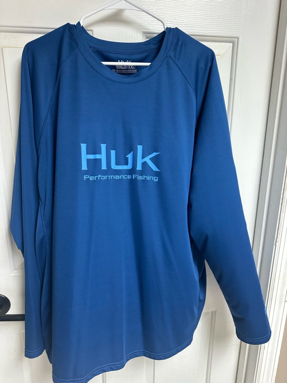 Huk Blue Performance Long Sleeve Tee